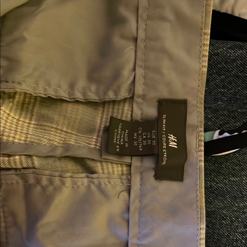 H&M Gray Slim Fit Pants